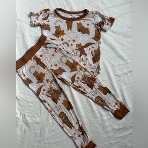 Little Sleepies Beary Print Pajama Set